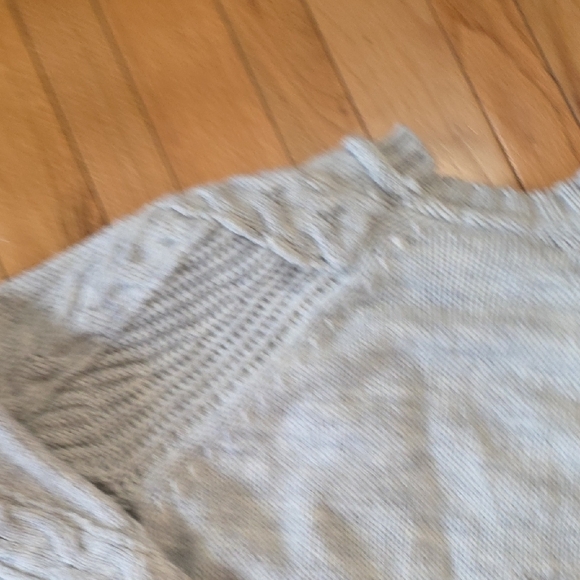 Zenana Outfitters Cable Knit Sweater - Light Gray - Picture 8 of 8